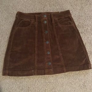 American Eagle Brown Mini Skirt